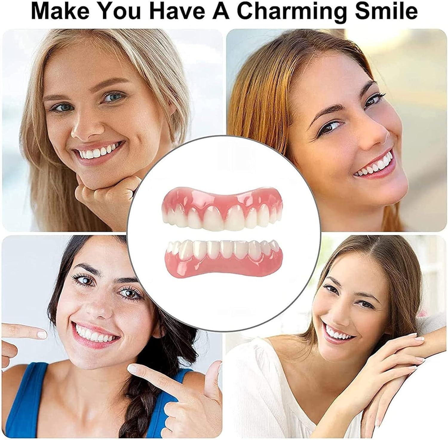 CAILING 2 Sets Instant Veneers Dentures, White Strips for Teeth Whitening  for Snap Covering Missing Teeth Denture Filling Kit Cavity Filler for Teeth  : : Health & Personal Care