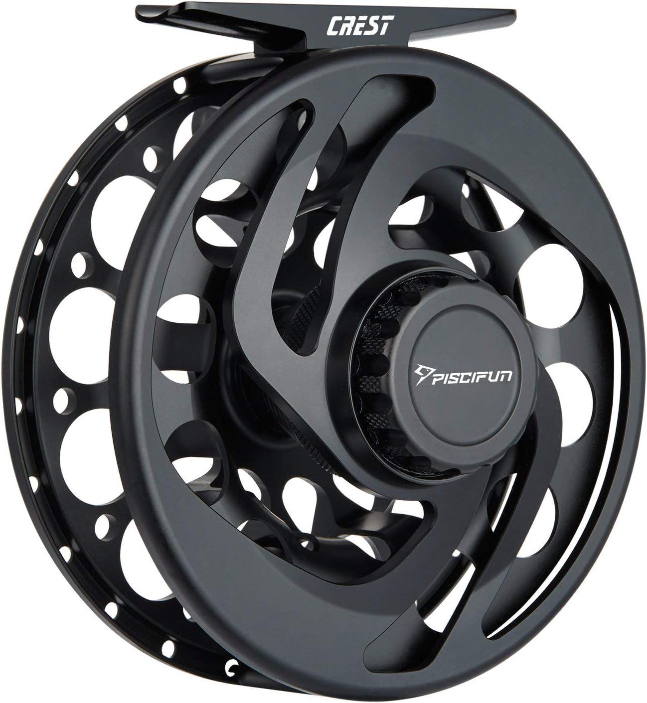 Piscifun Platte Fully Drag Large Arbor Fly Fishing Reel With Cnc-machined  for sale online