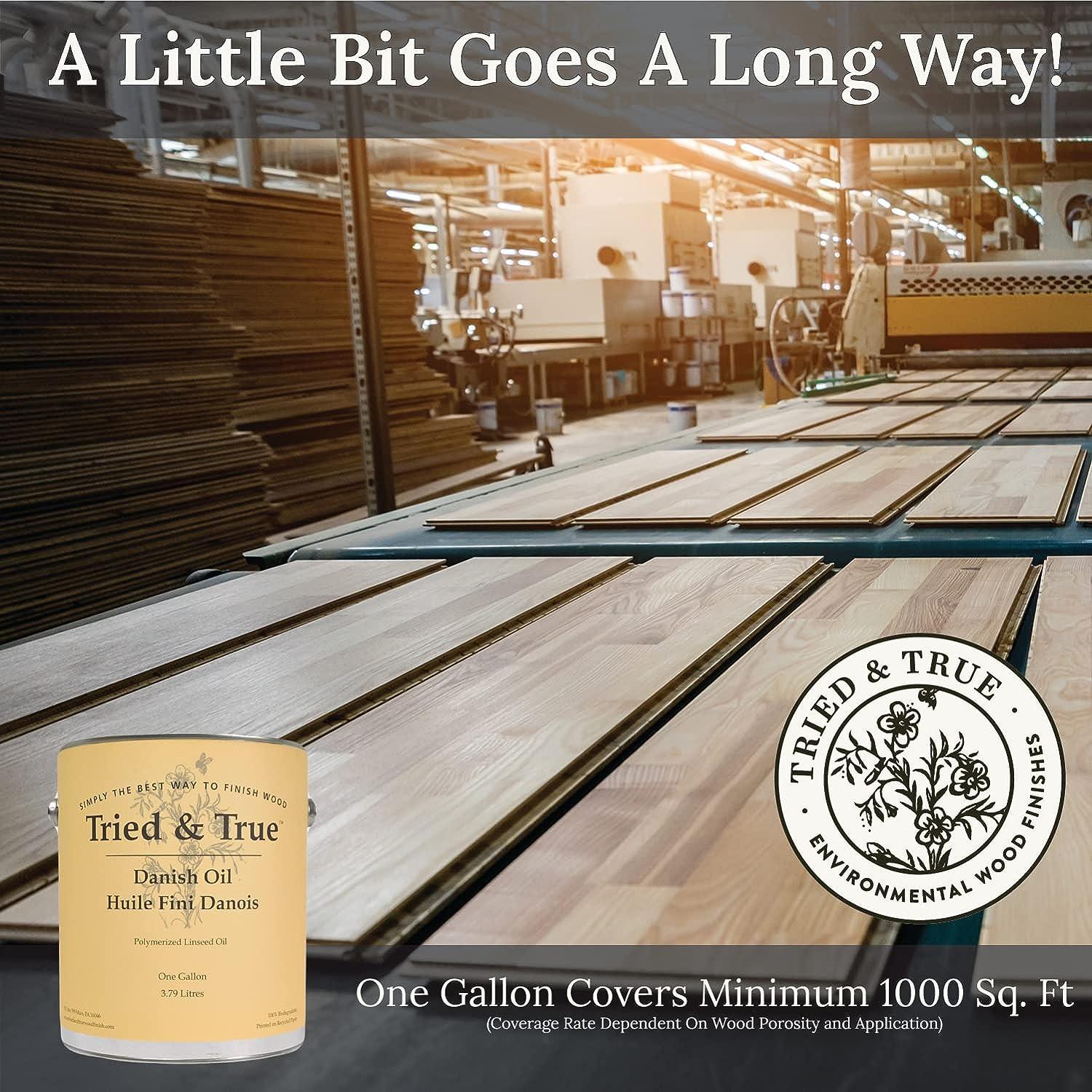 Tried & True Danish Oil – Quart – All Natural, All Purpose Finish for Wood,  Metal, Food Safe, Solvent Free, VOC Free, Non Toxic Wood Finish
