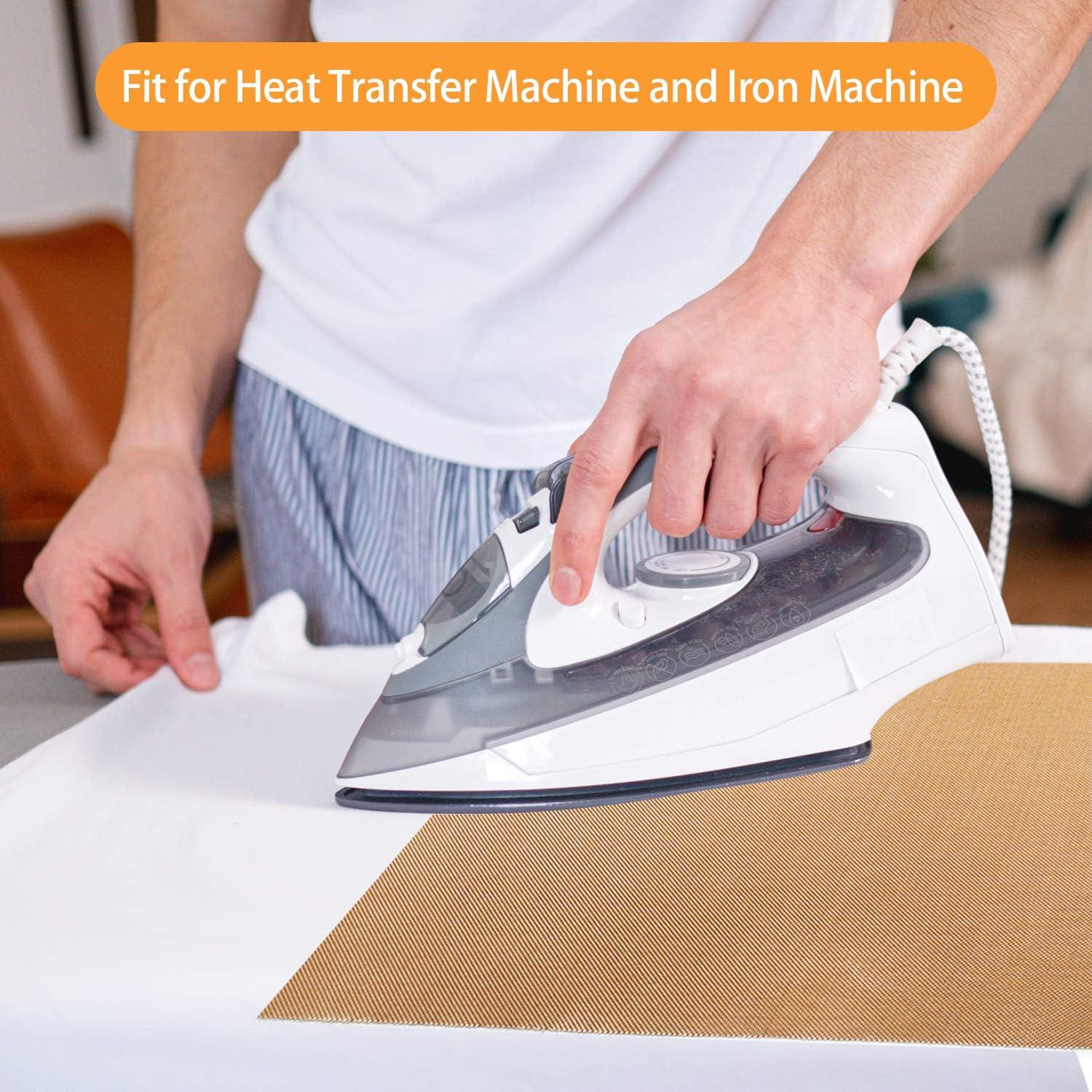 6 Pack Sheet for Heat Press Transfer Sheet Non Stick 12''x16'' Heat Press  Transfer Paper Heat Resistant Craft Mat 