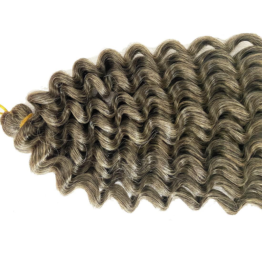  Deep Wave Twist Crochet Hair Synthetic Ocean Wave