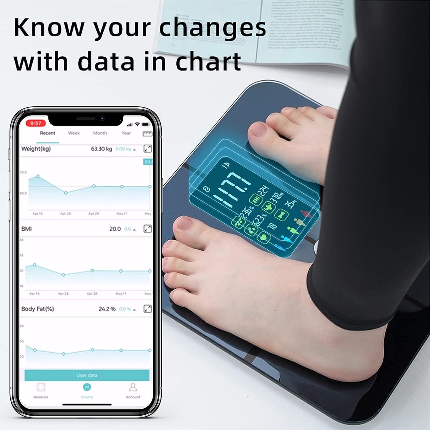 Bluetooth BMI accurate Smart Bathroom Weight Scale Digital
