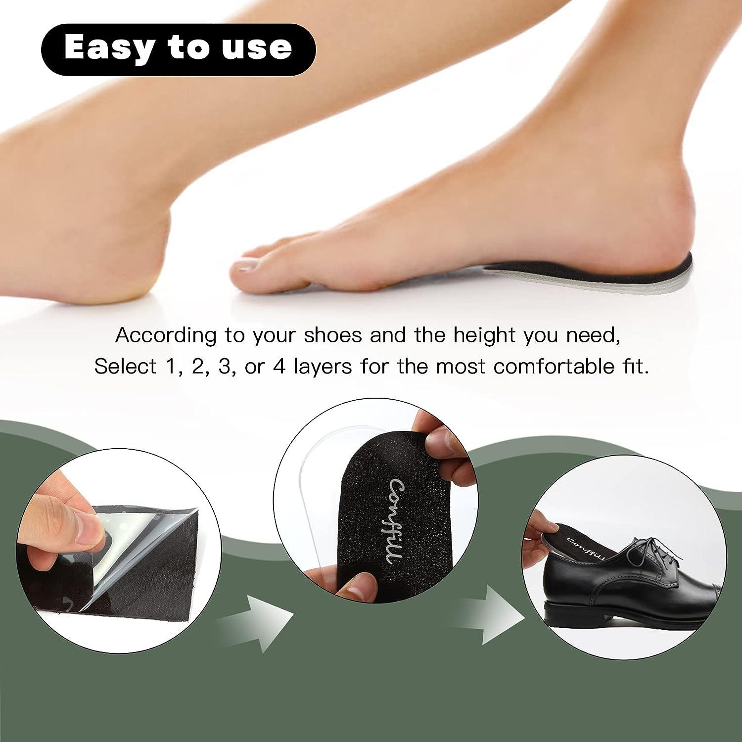  1 Inch Leg Length Discrepancy Full Length Insoles Lifts for  Uneven Hips (2 Rights Large) : Health & Household