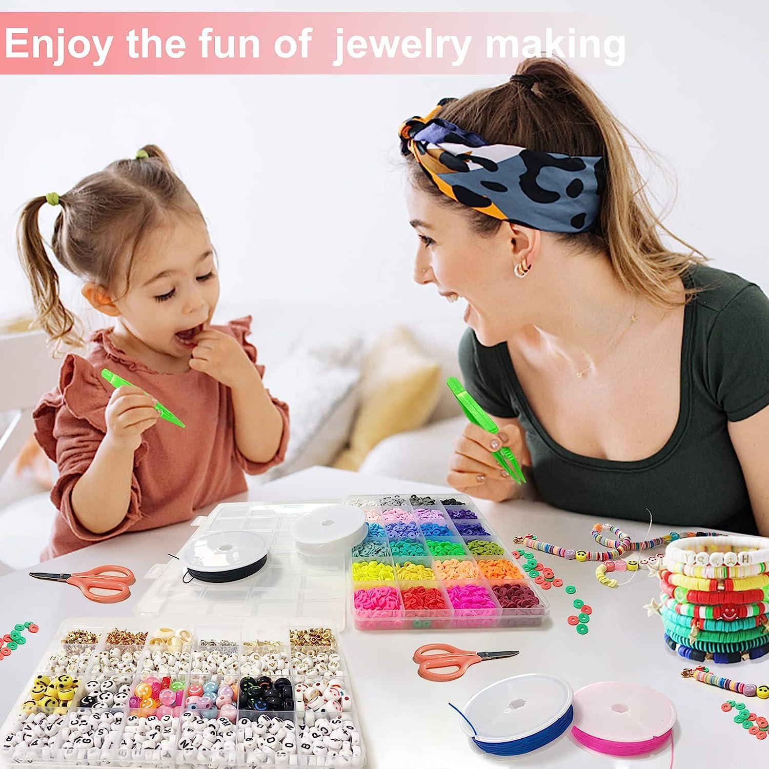Girls DIY Bead Set Jewelry Making Kit for Kids Girl Pearl Beads for  Bracelets Rings Necklaces Creativity Kits Art Craft - AliExpress