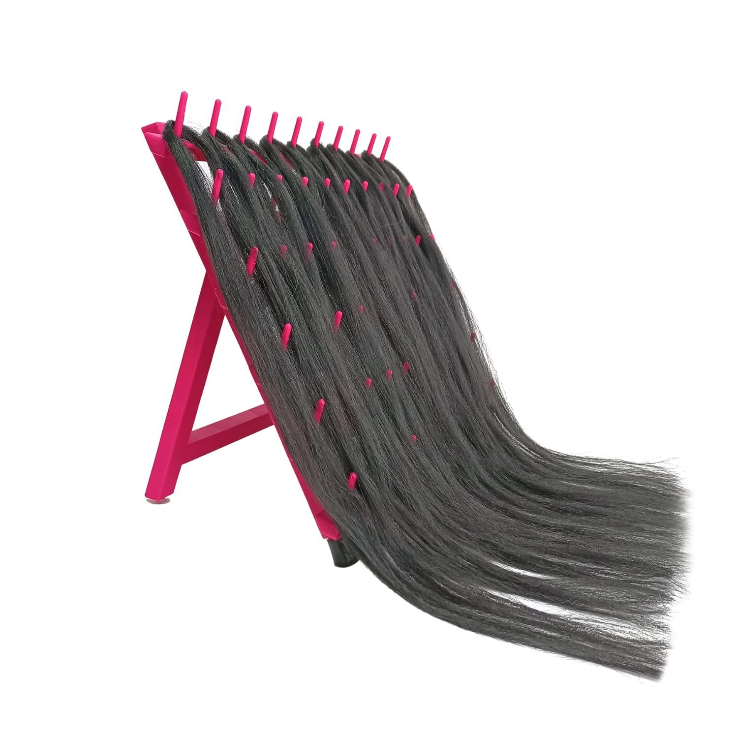 Buy Braiding Hair Rack - Hair Braiding Rack with 60 Pegs Standing