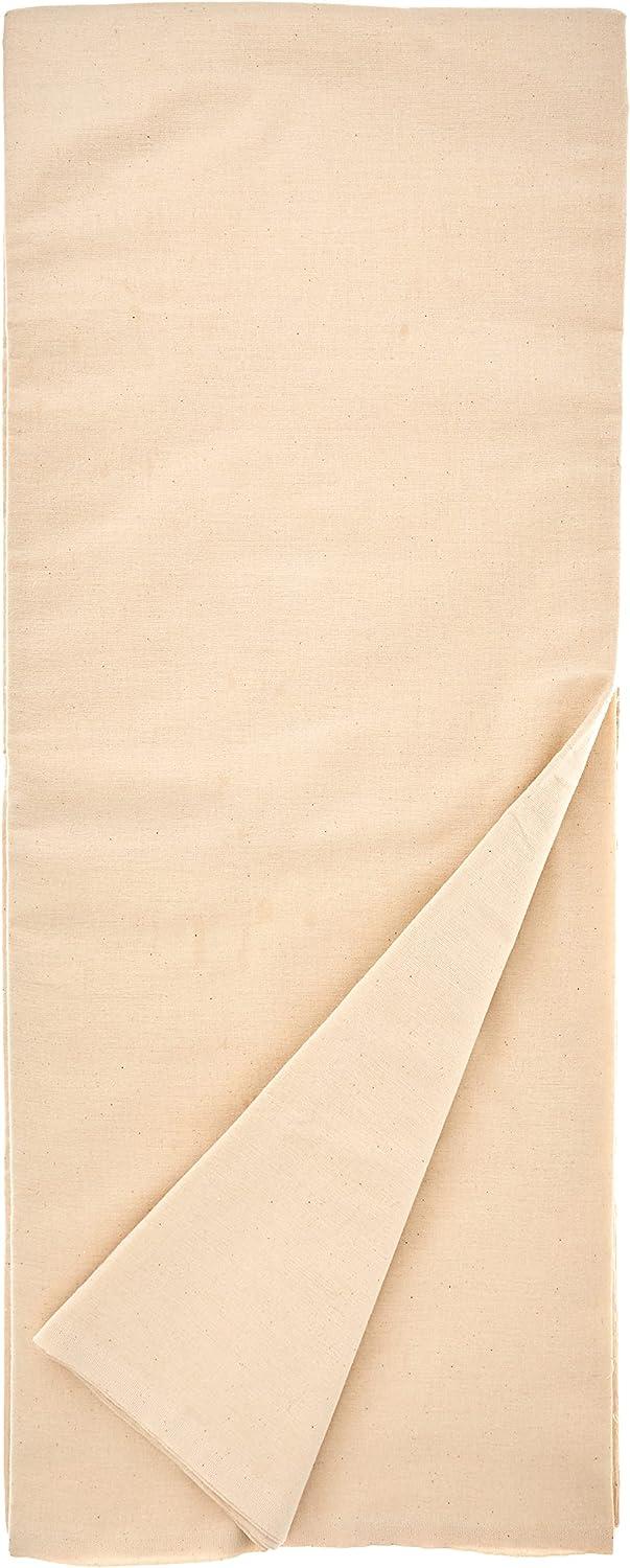 AK Trading Co. Muslin Fabric/Textile Unbleached - Draping Fabric - Natural 10 Yards Medium Weight - 100% Cotton (63In. Wide)