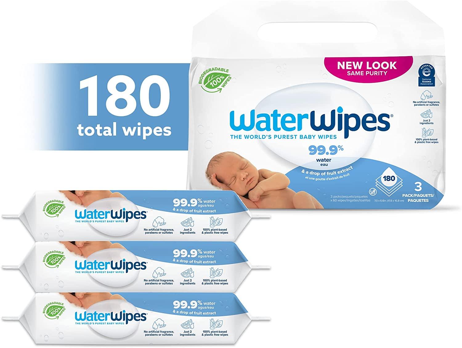 Lingettes bébé WATER WIPES