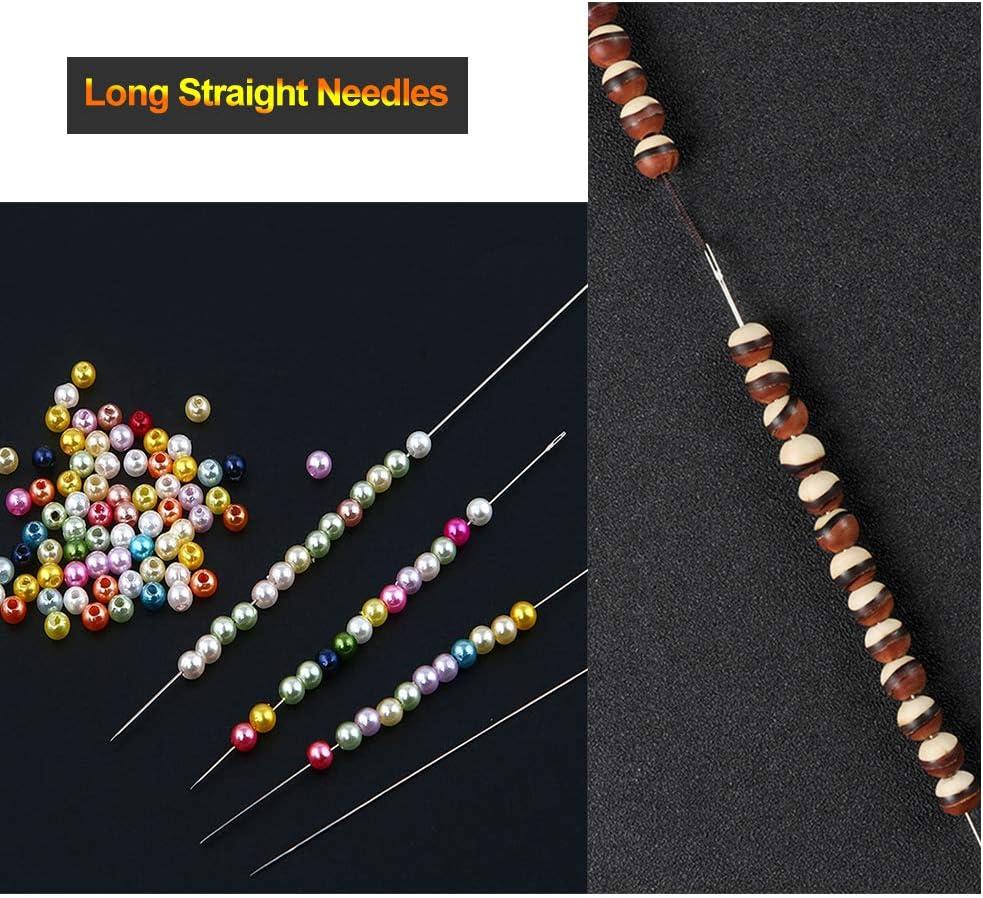 10pcs Big Eye Beading Needle Threading Tool DIY Bracelet Necklace Jewelry  Making