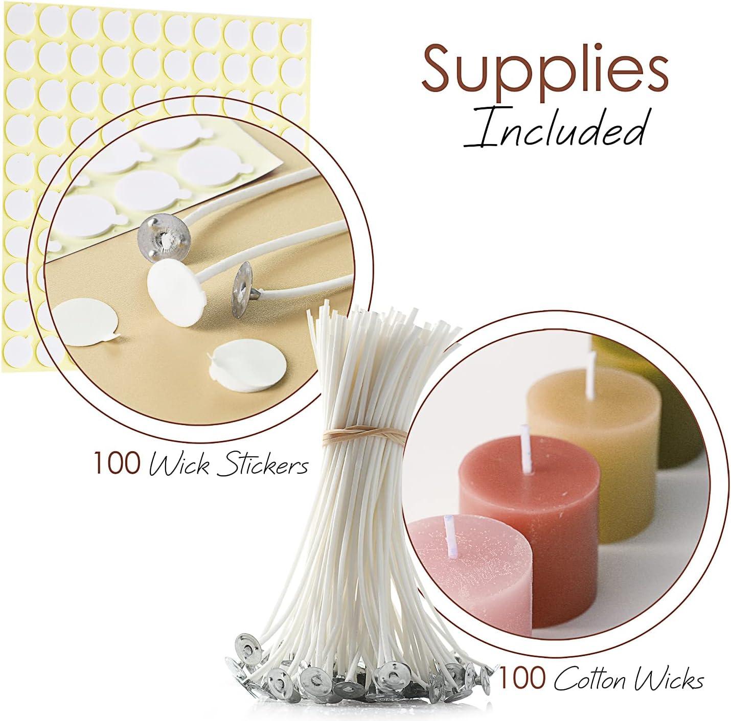 Candle Wick Stickers Double sided Heat resistant Candle Wick