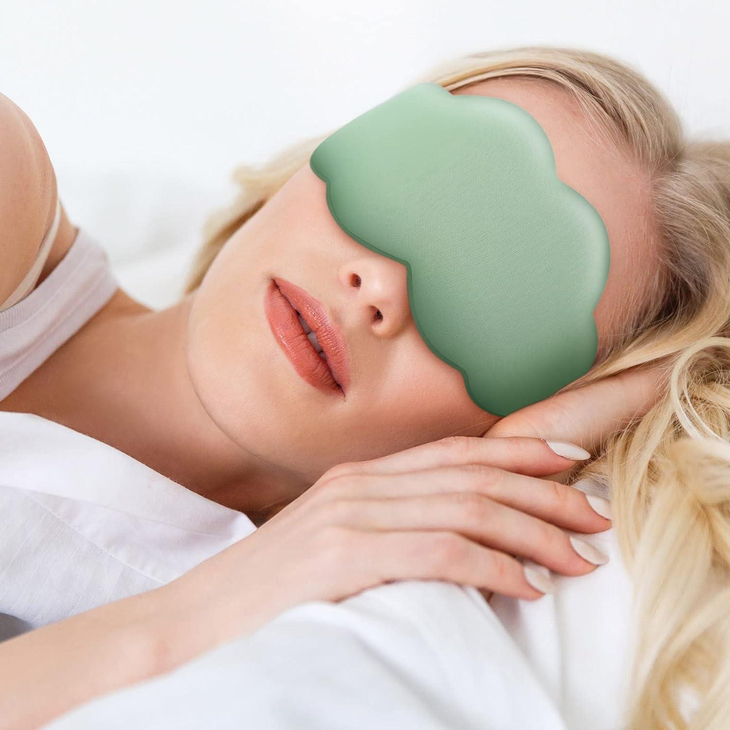 Silk Eye Sleep Mask Soft Sleeping Mask with Elastic Strap Blindfold Comfort  Eye Shade Cover for Kids Girl Women Men