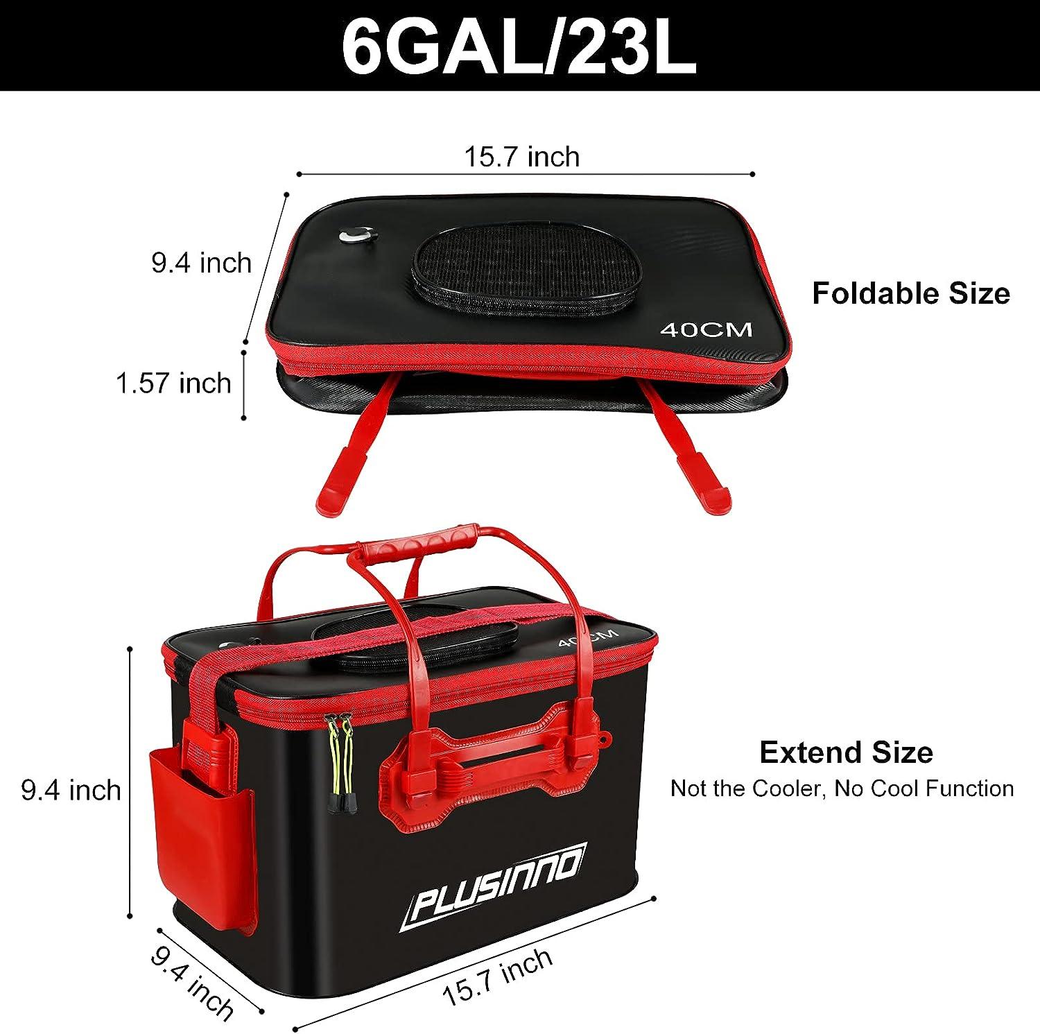 What is Portable Fishing Bucket Live Fishing Tackle Bag Foldable