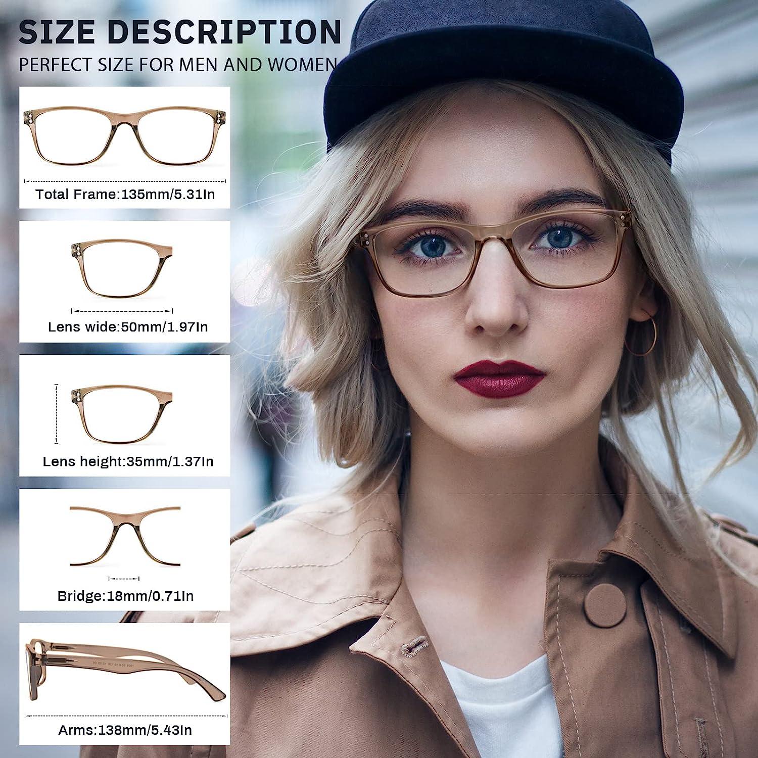 Fashionable Blue Light Blocking Glasses Anti Glare Square Eyeglass