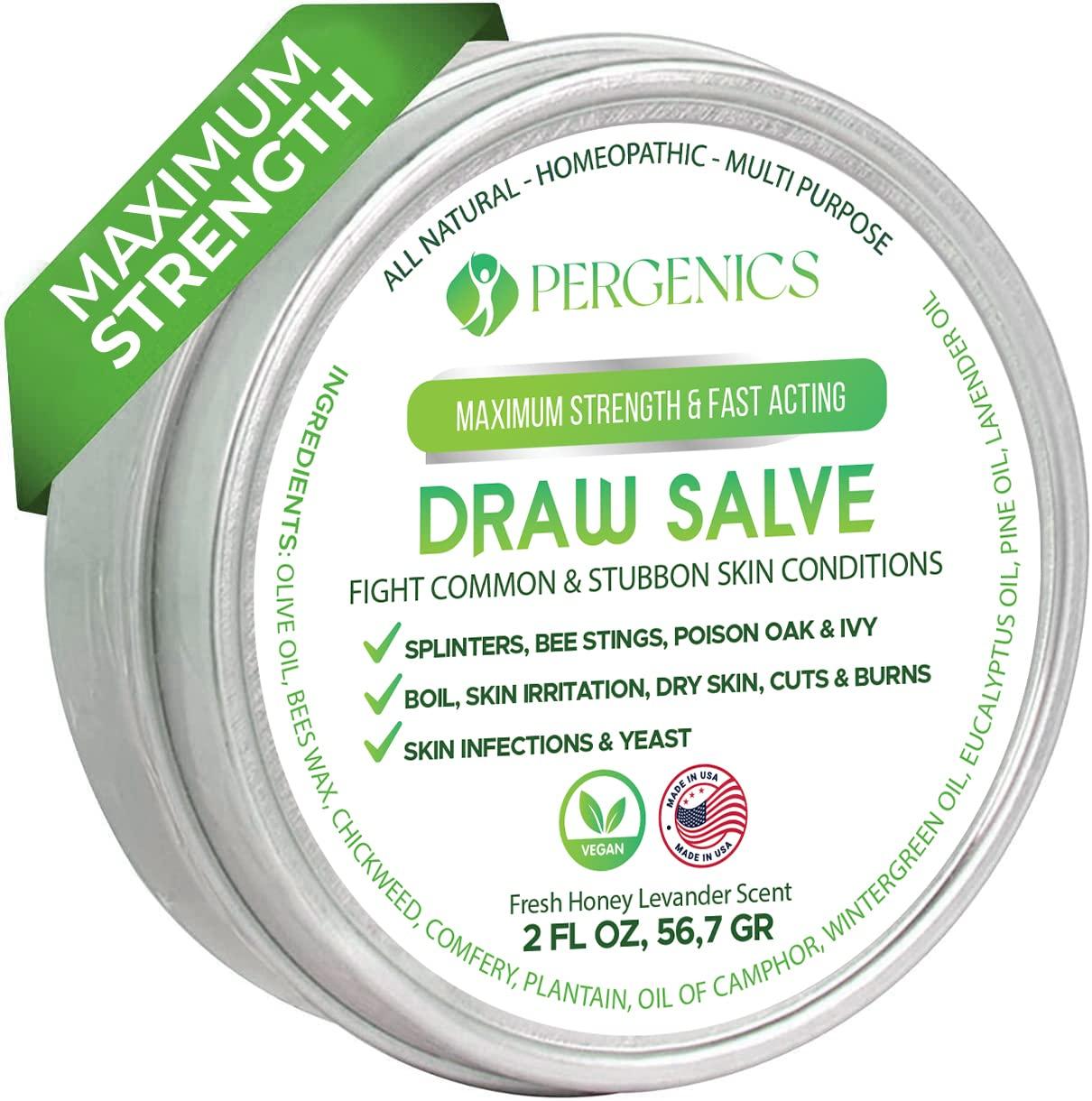Drawing Salve Ointment, 2 oz, for Boil Treatment, Draw Salve for
