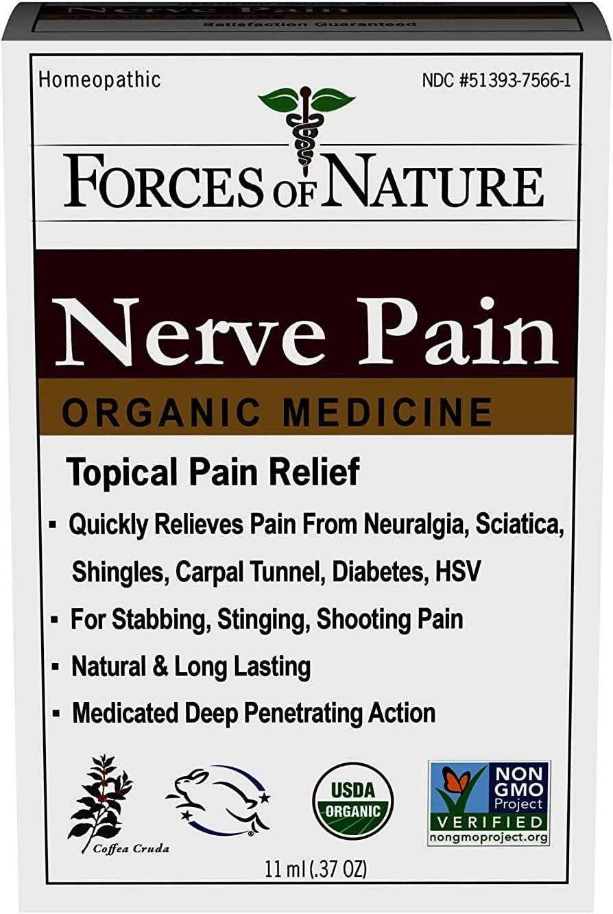Forces of Nature Muscle Pain, Organic, Roller On, Hypericum Perforatum - 0.14 oz