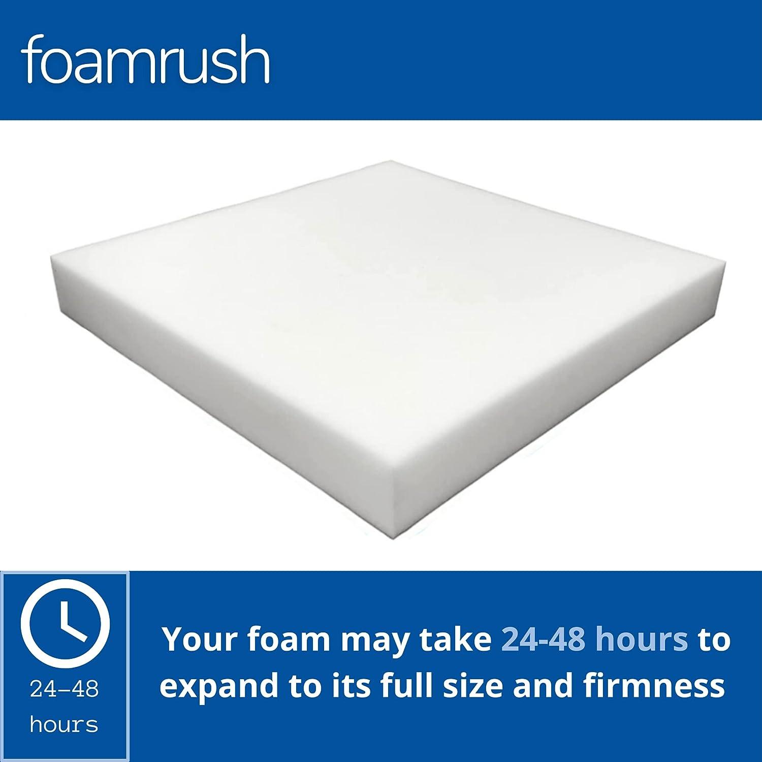 FoamRush 6 x 23 x 26 Upholstery Foam Cushion High Density (Chair Cushion  Square Foam for Dinning Chairs, Wheelchair Seat Cushion Replacement)