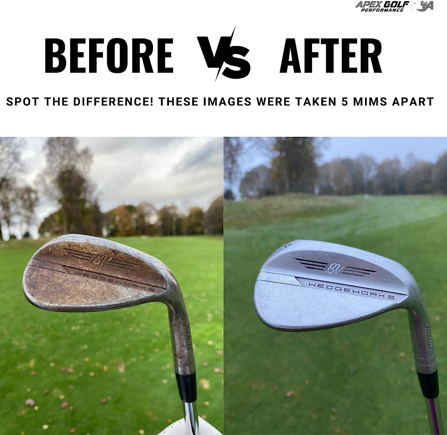 Golf Polish Club Cleaner Polishing Solution Scratch Remover Safe