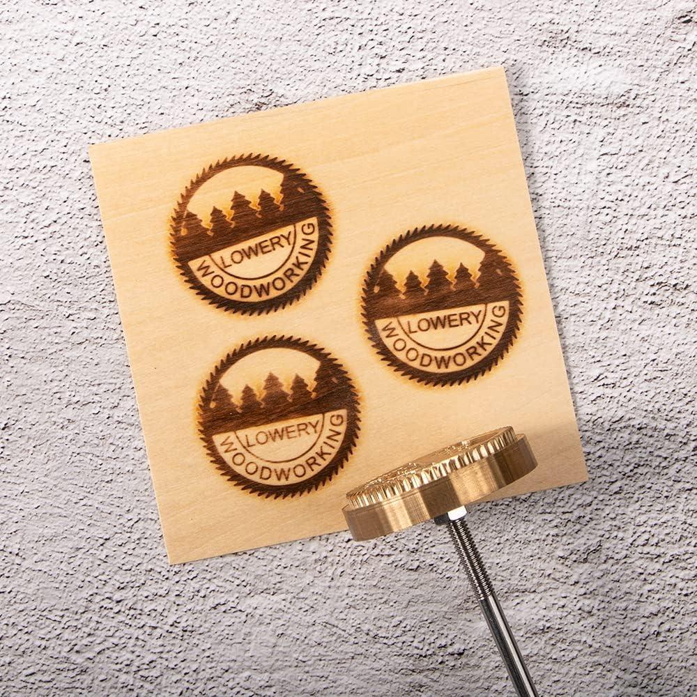  Custom Branding Iron Kit for Wood Leather Steak,Personalized  Copper Mold for Woodworker and Craftman,Custom Business Design Heat Stamp :  Arts, Crafts & Sewing