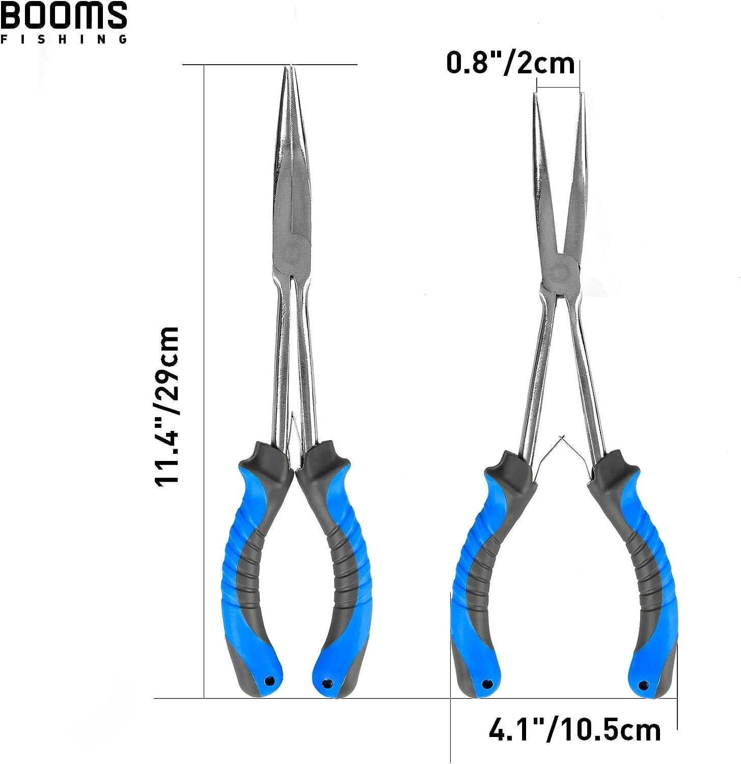 Booms Fishing F05 Hook Remover Long Nose Fishing Pliers 11 Inches