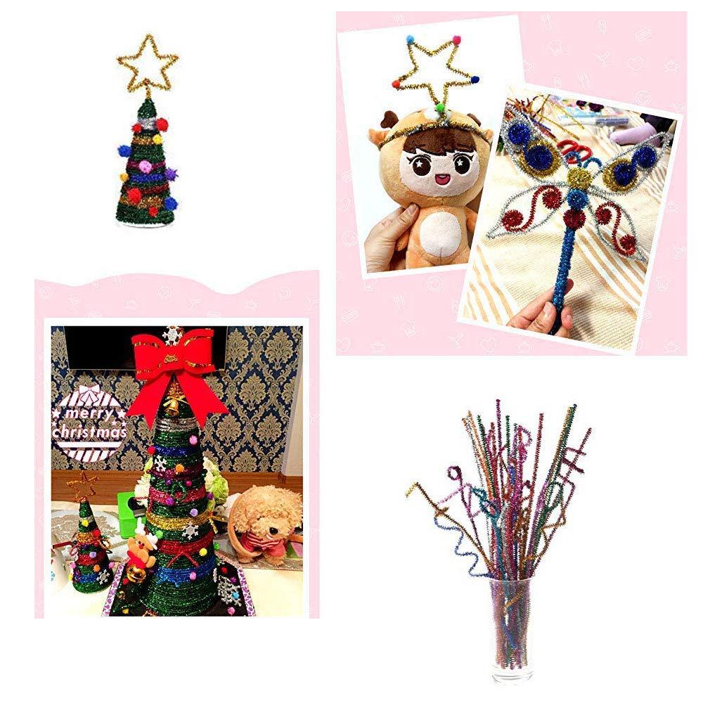 Pipe Craft Chenille Cleaners Cleaner Stems Christmas Art Diy