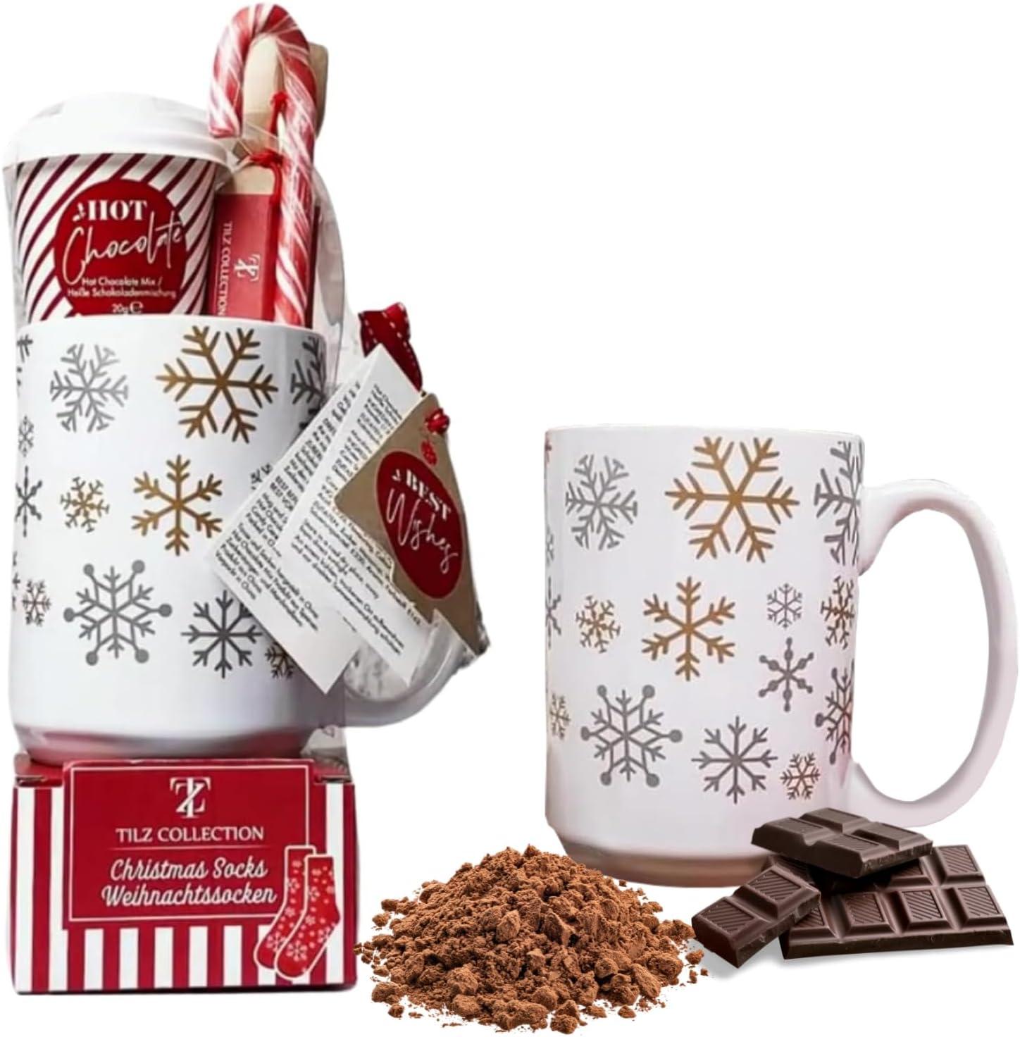 Hot Chocolate Gift Box, Hot Cocoa Gift Set, Christmas Gift Basket, Holiday  Gift Box, Gift Baskets Women, Best Friend Gift Box