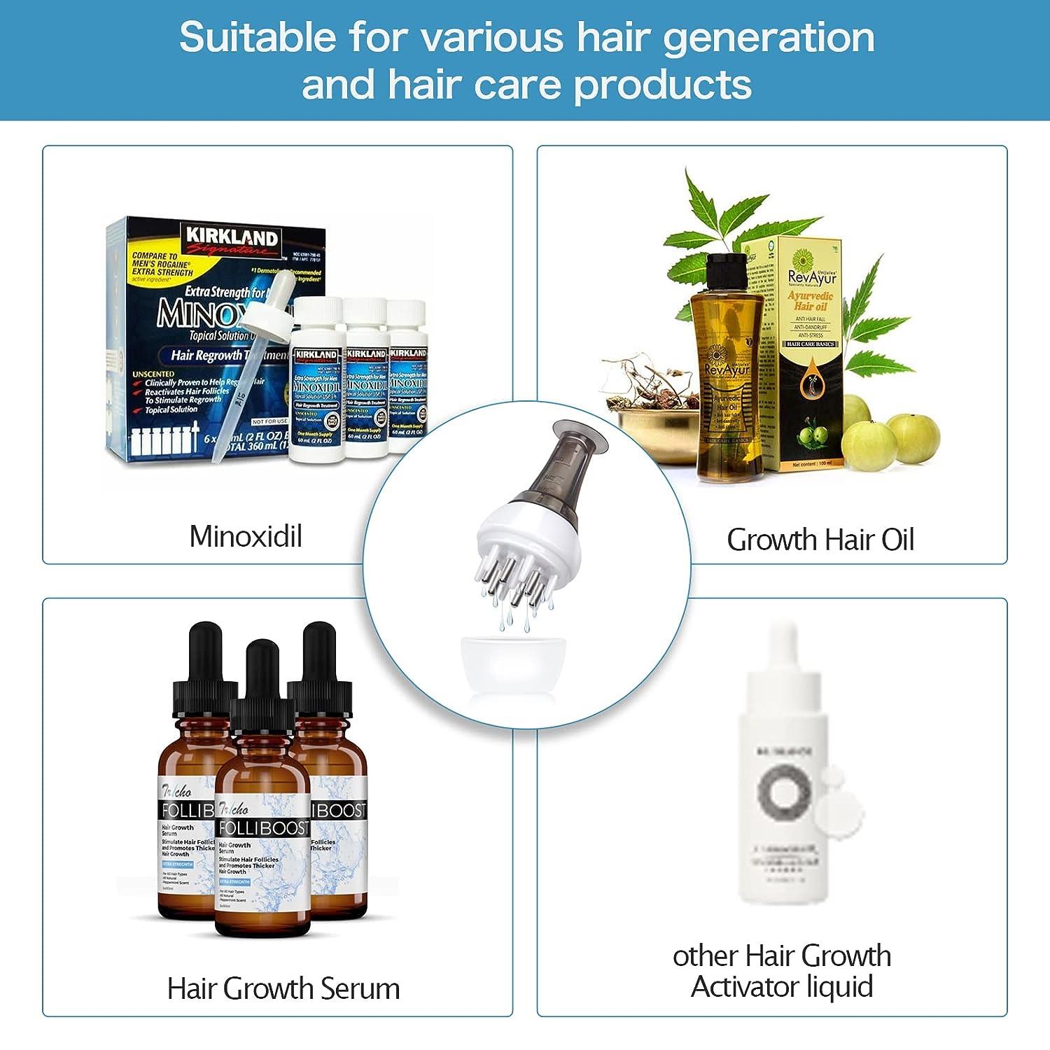 3ml Scalp Applicator Massage Comb For Head Hair Growth Hair Regrowth Liquid