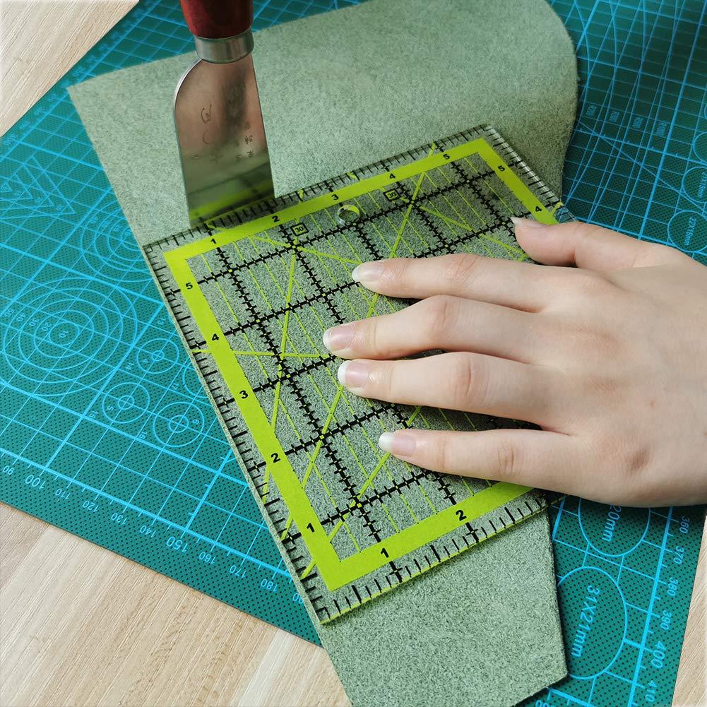 Square Up Slotted Quilt Ruler Clear Patchwork Ruler Acrylic for Cutting  Fabric 29EF - AliExpress