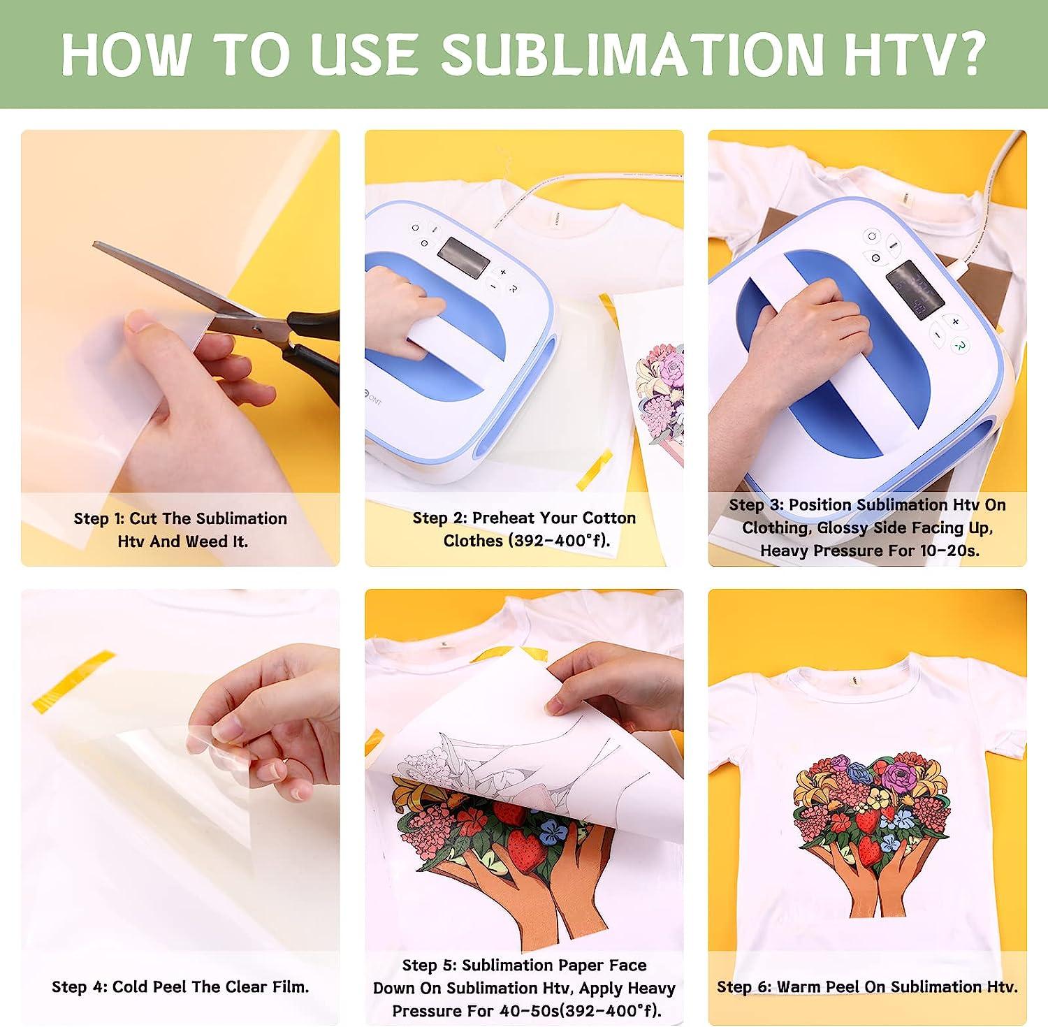 SUBLIMATION ON CLEAR HTV: TOP 10 QUESTIONS 