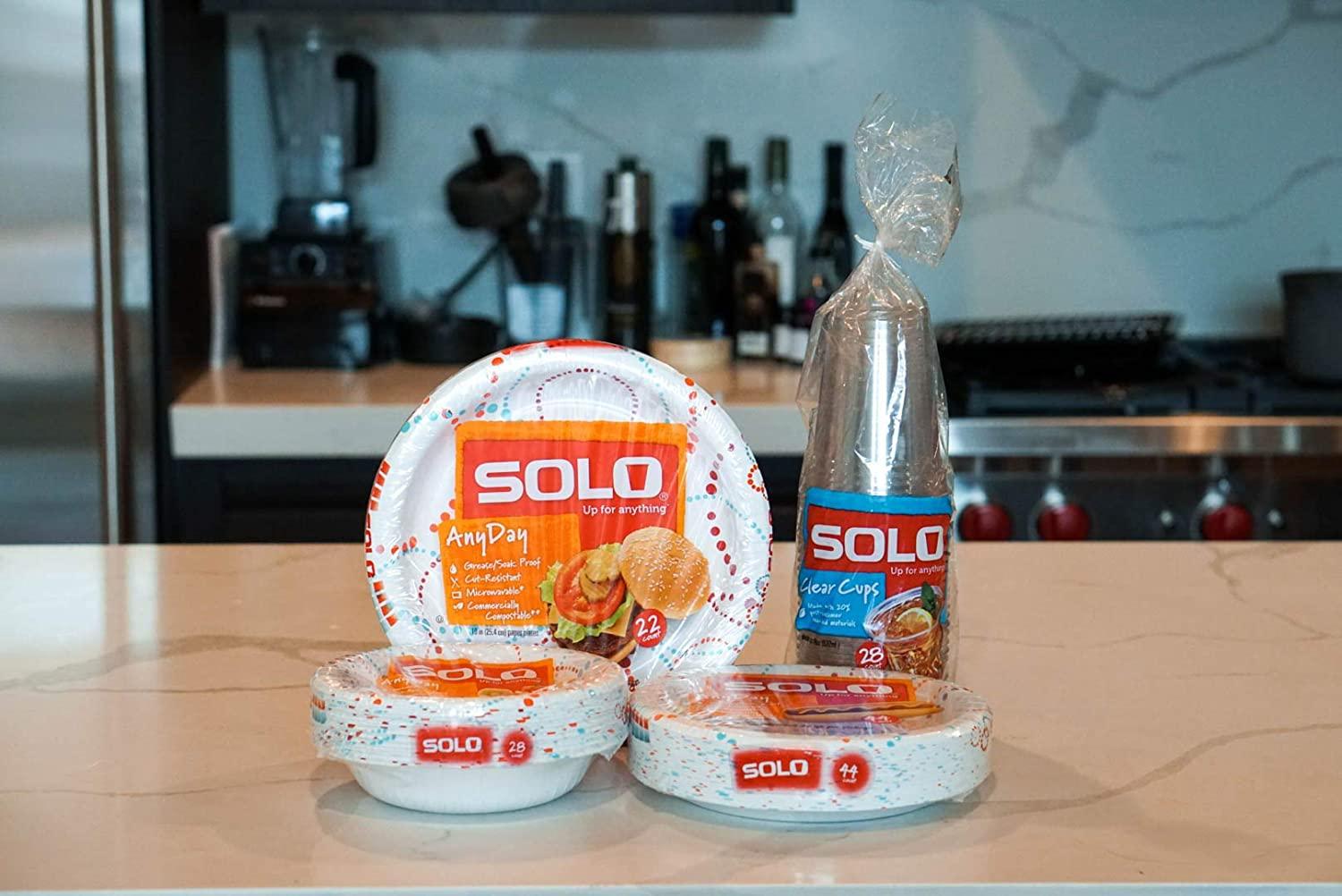Solo® Anyday 8.5in Paper Plates, 90 ct - Food 4 Less