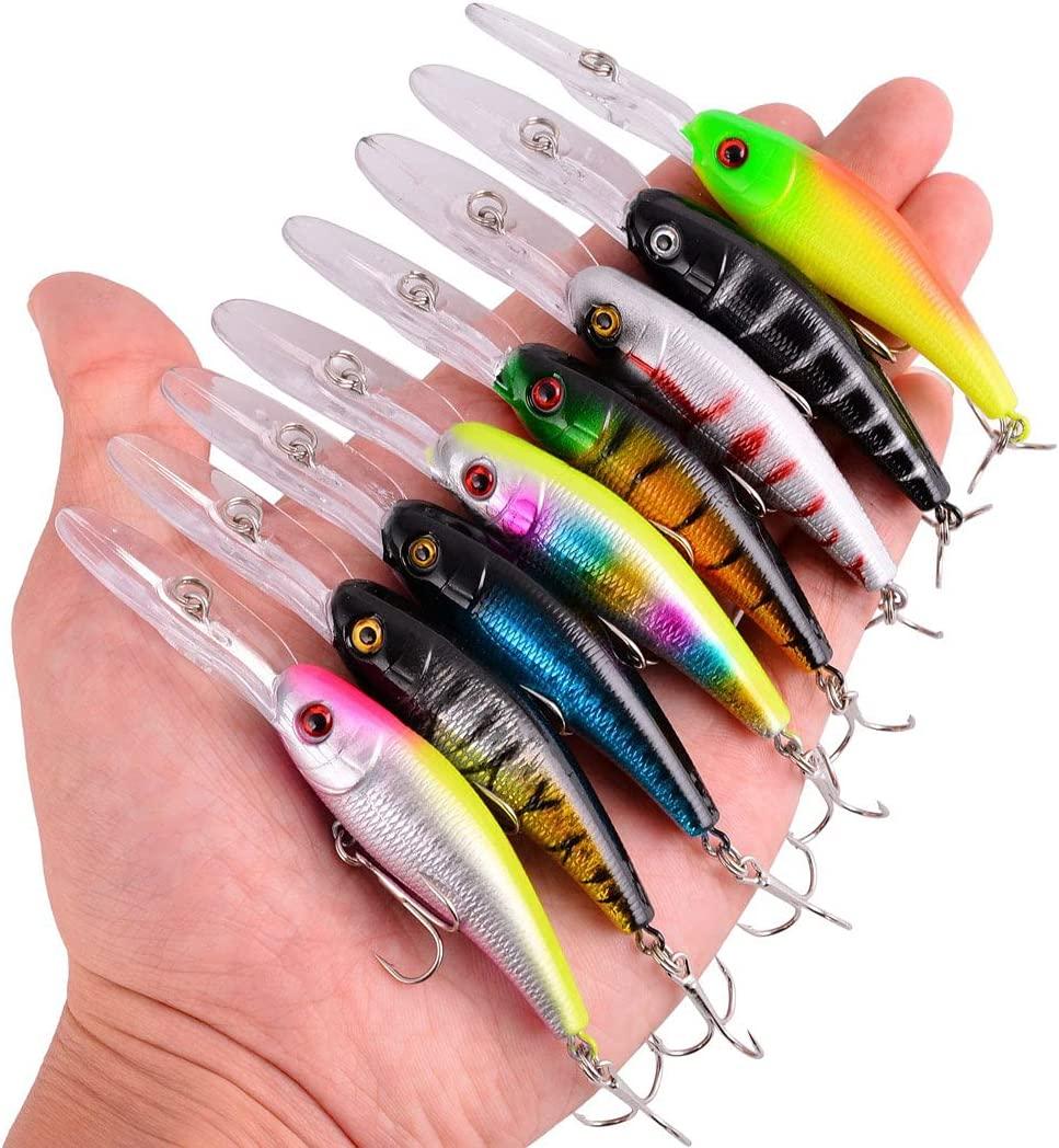 Mixed Minnow Minnow Lure Set For Saltwater, Freshwater Includes