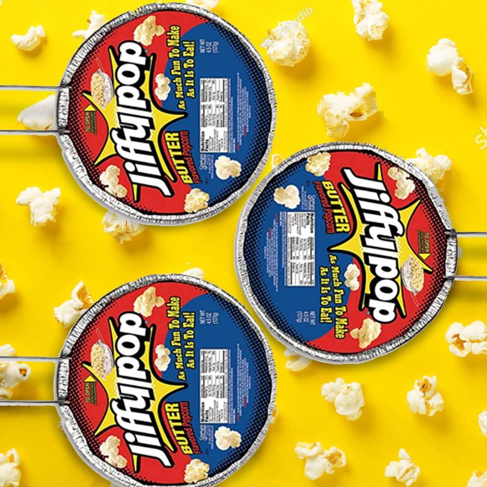 Jiffy Pop Conagra Foods Camp Fire Stove Top Butter Flavored Popcorn Review   Watch the 9malls review of the Jiffy Pop Conagra Foods Camp Fire Stove  Top Butter Flavored Popcorn Gadget. Was