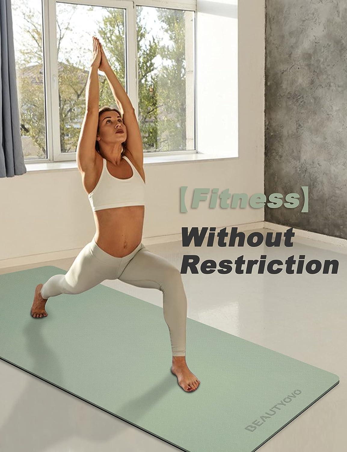  TPE Yoga Mat - Extra Thick yoga mat, Non-Slip, Wide