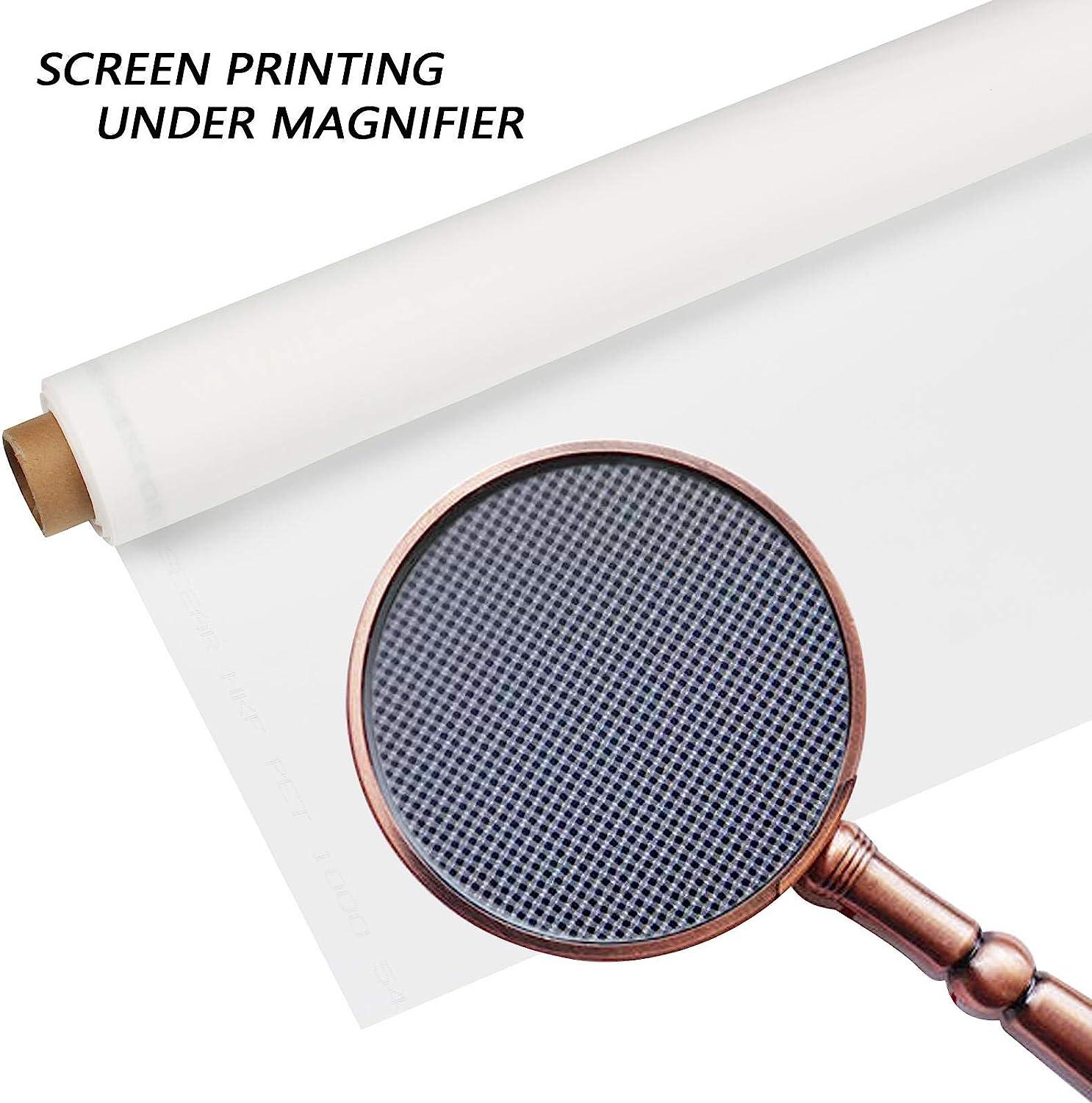 3 Yard 50 Wide Silk Screen Printing Mesh Yellow Color 200/250/300 Screen  Fabric