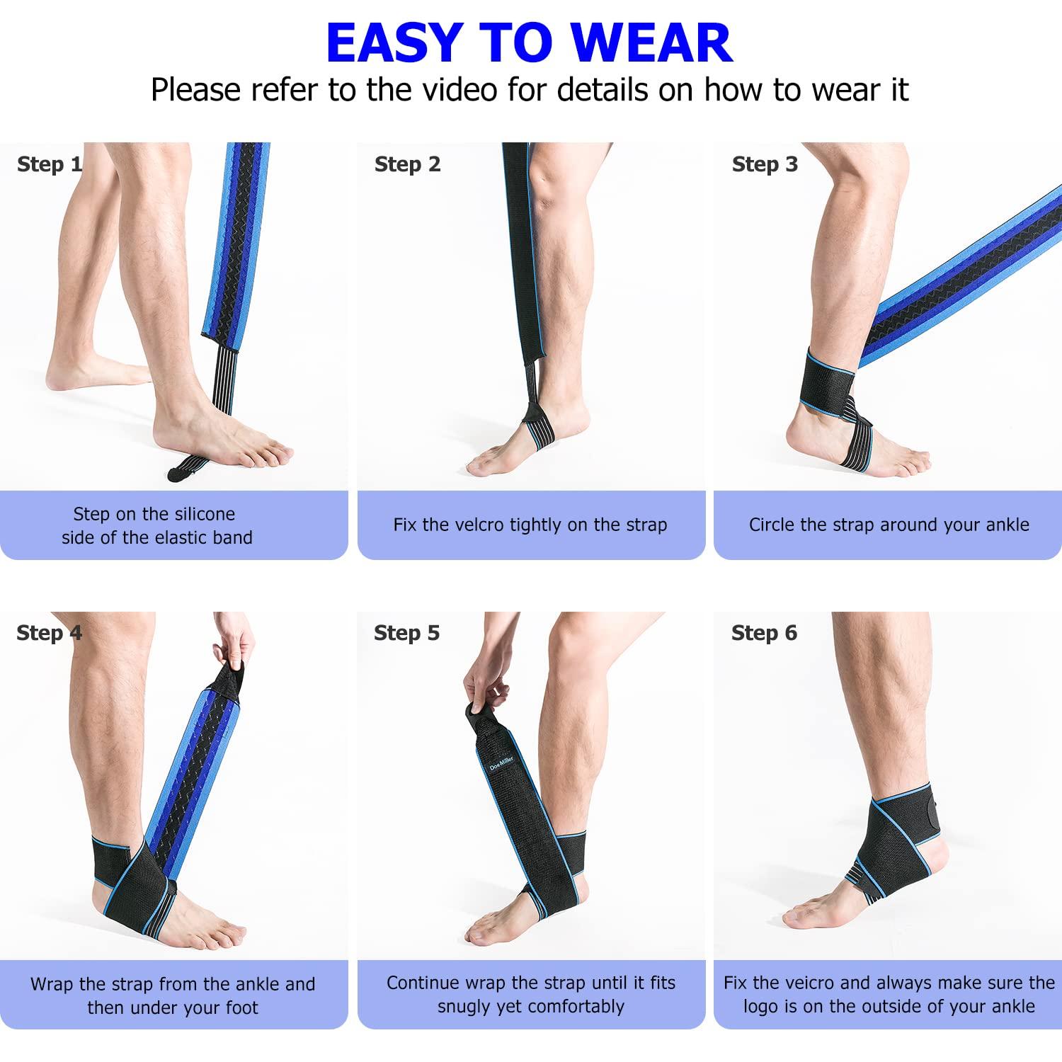 Doc Miller Ankle Brace for Women & Men - Achilles Tendonitis Brace