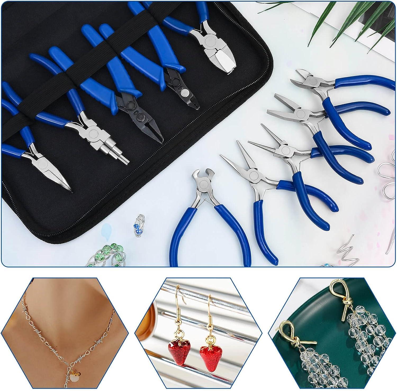 Jewelry Pliers Shynek Set of 10 Professional Jewelry Making Pliers