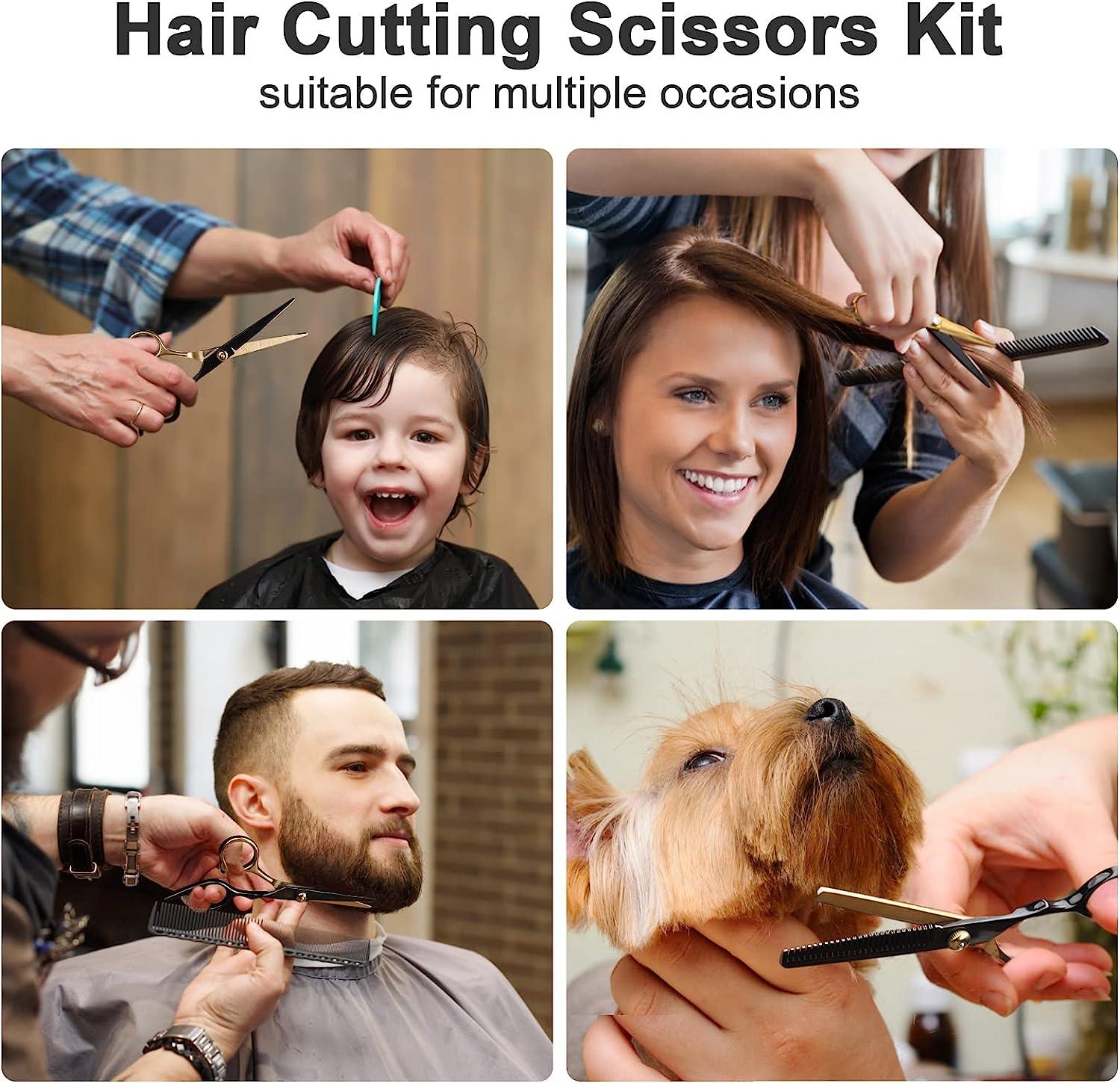 FRCOLOR 1 Pcs Barber Shears Kits Haircut Scissors Professional Haircut  Scissors Stainless Steel Hair Thinning Scissors Haircut Kit Haircutting