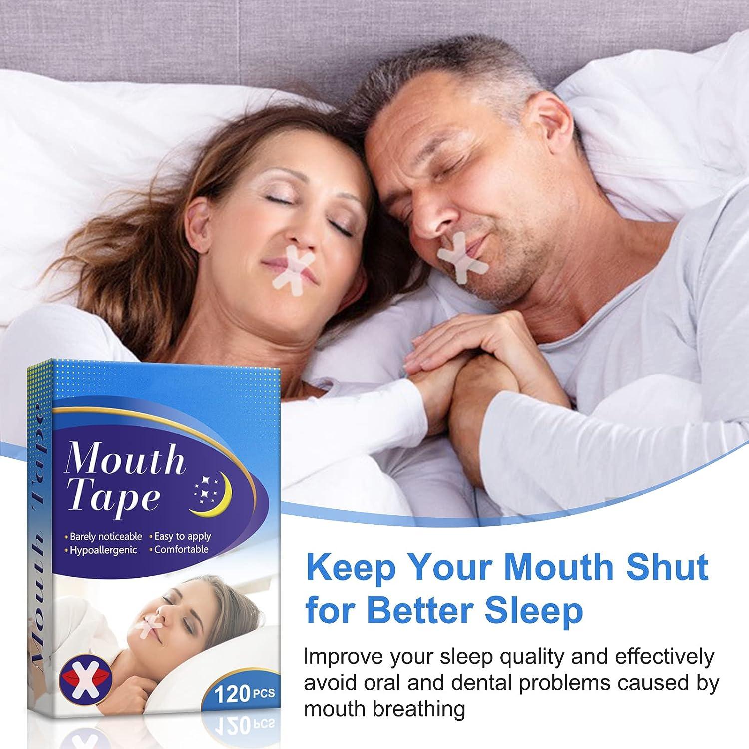 Mouth Tape For Sleeping 120 Pcs Advanced Gentle Mouth Tape Sleep Strips For Nose Breathing