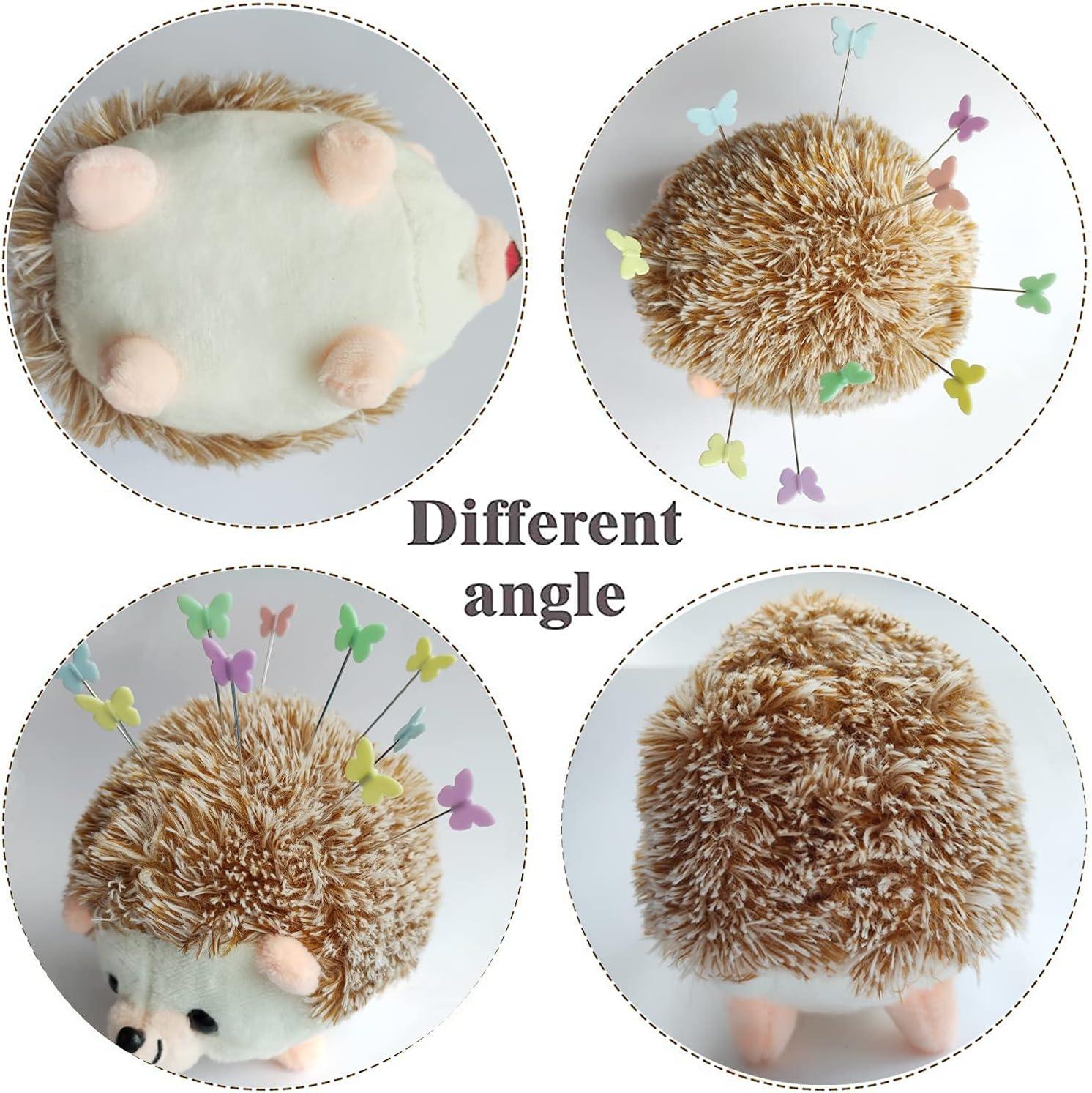 HONEYSEW Pin Cushions for Sewing Cute Patchwork Pin Holder 2PCS DIY Craft  Hedgeh