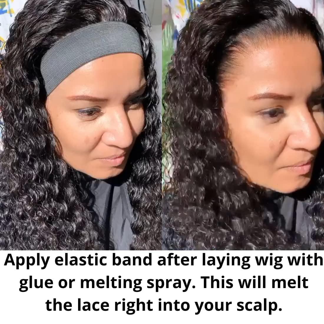 Wig Band Elastic Bands For Wig 3 Pcs Lace Melting Band For Lace