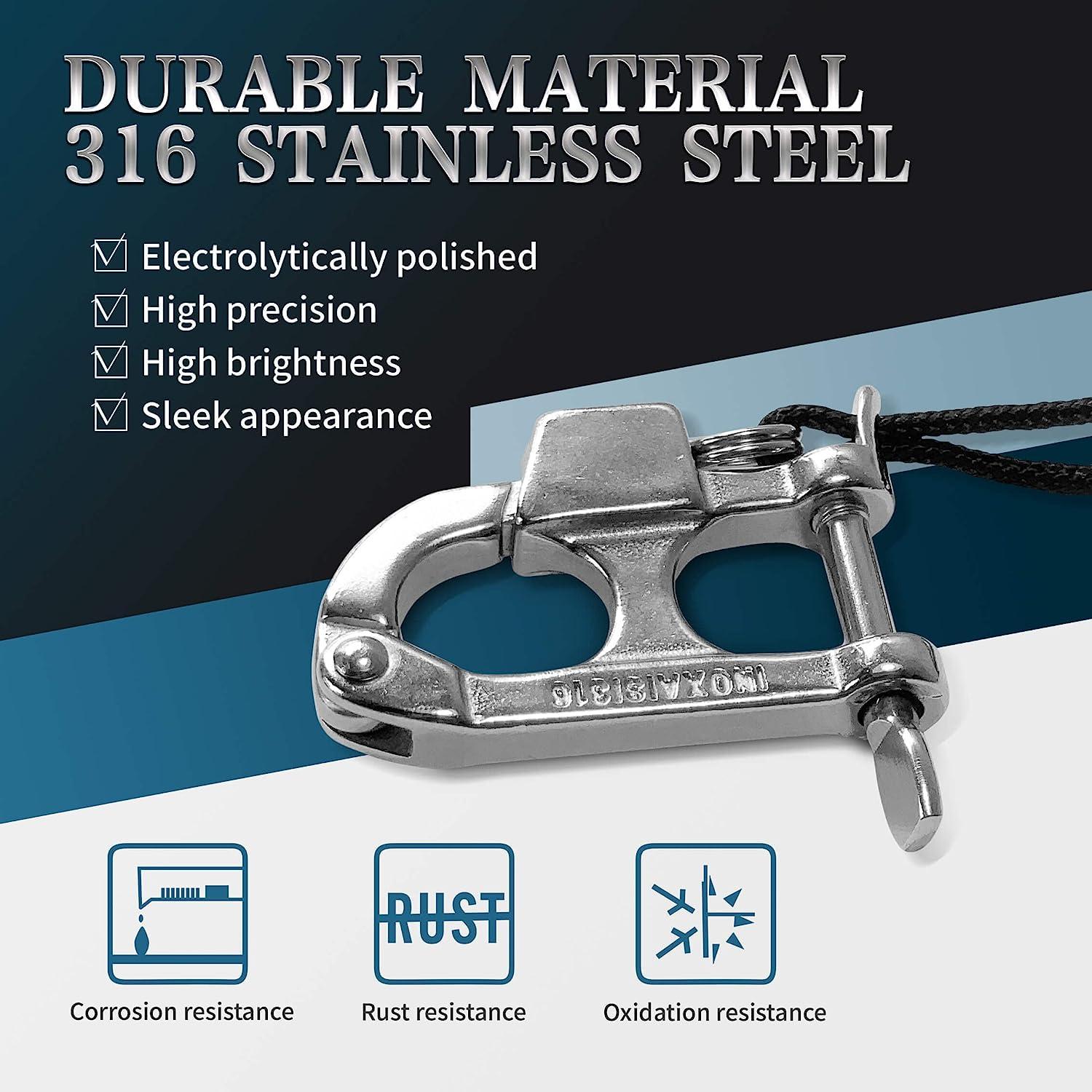 316 Stainless Steel Trigger Snaps by DuraBrite - Rigging & Marine