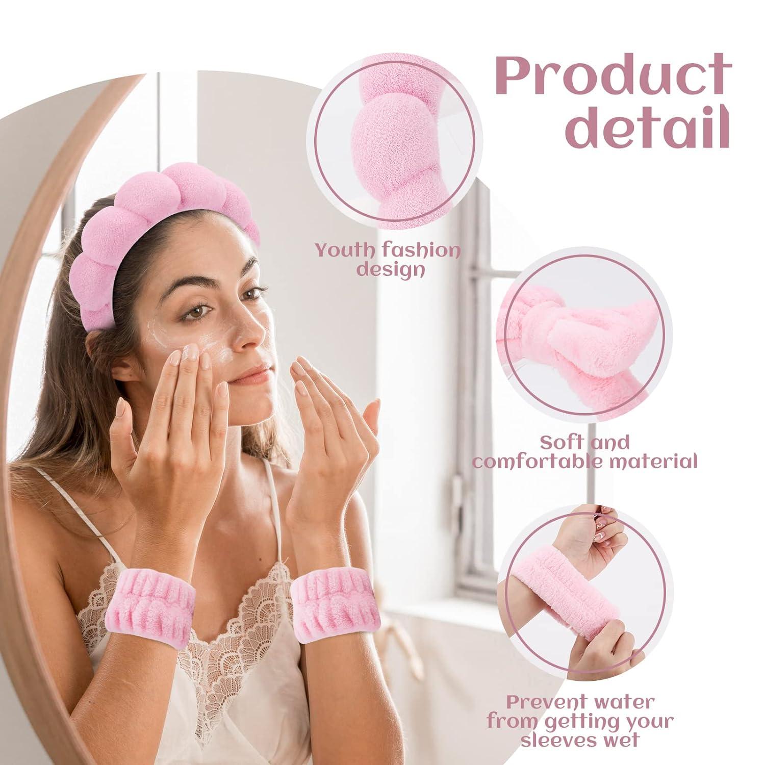 NEW Womens Spa Headband Skincare Hairband Make Up Hair Band Sponge  Adjustable ~