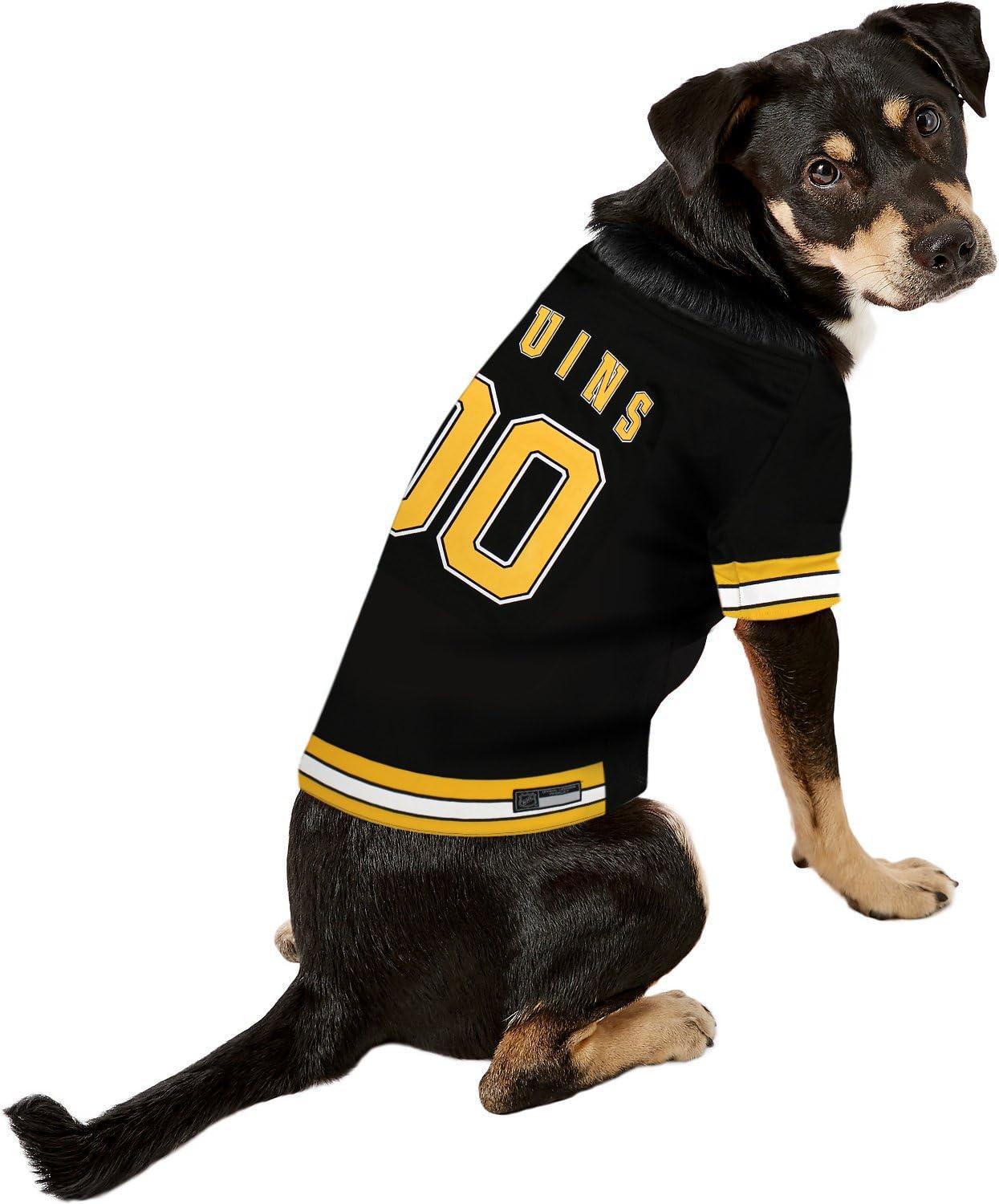 NHL Boston Bruins Jersey for Dogs & Cats, Medium. - Let Your Pet