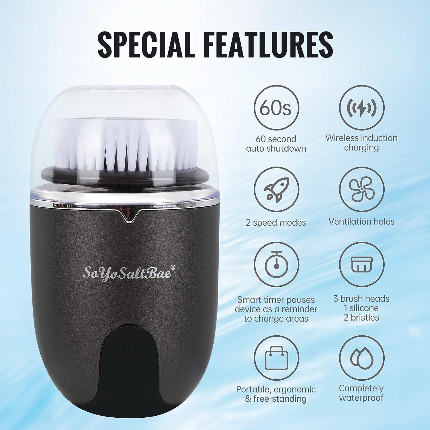Electric Vibrating Sonic Facial Brush Cleansing Waterproof for