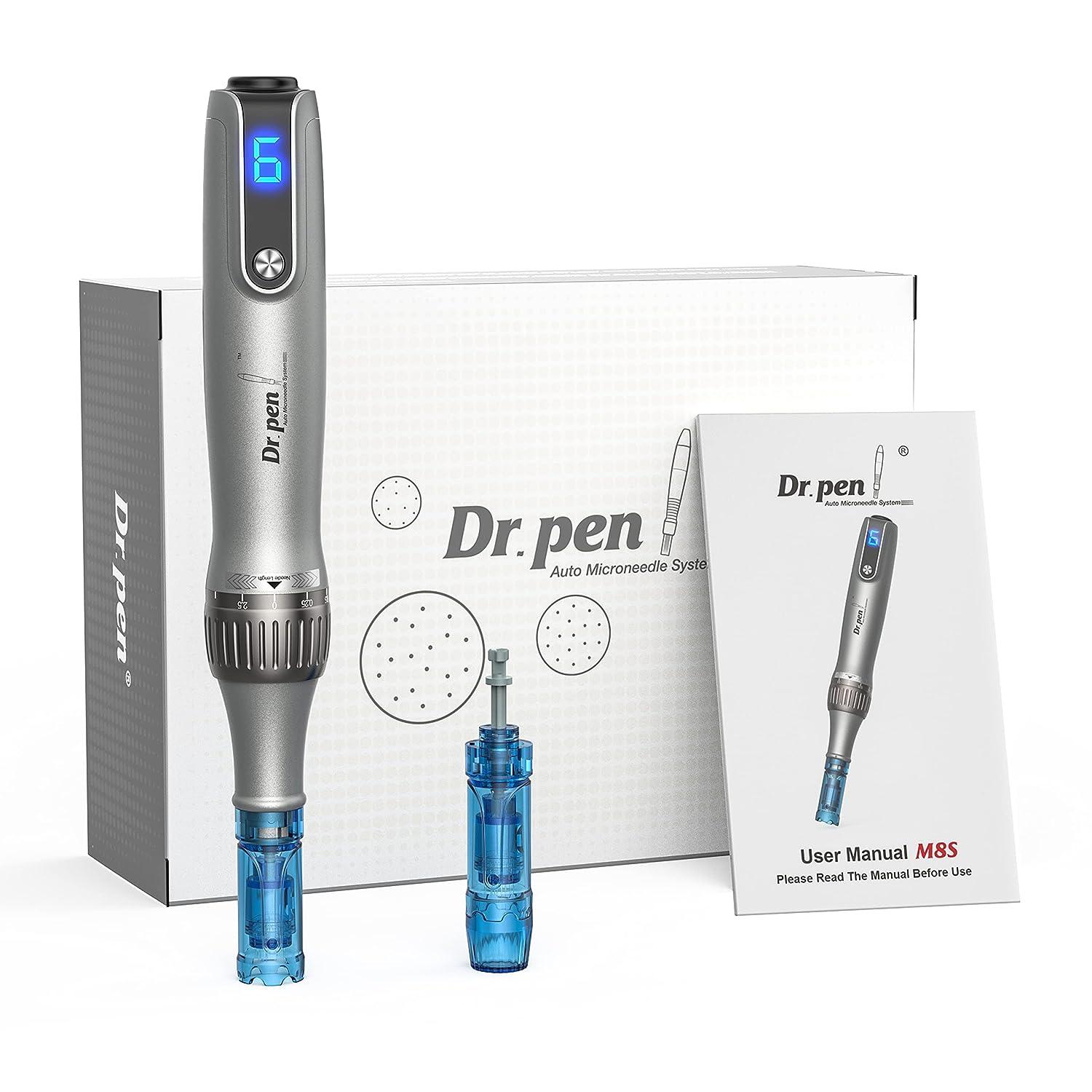 Dr. Pen Ultima M8S Professional Microneedling Pen Microneedle Dermapen for  Hair Beard Growth Wireless Derma Pen - Amazing Skin Pen for Face Body