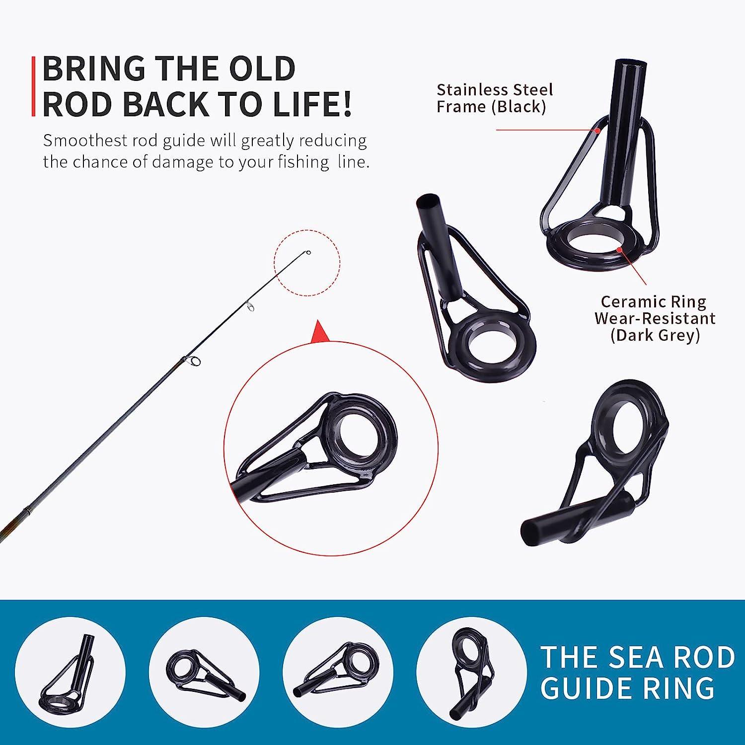 Fishing Repair Guides Rod, Fishing Tip Tops, Tip Repait Kit