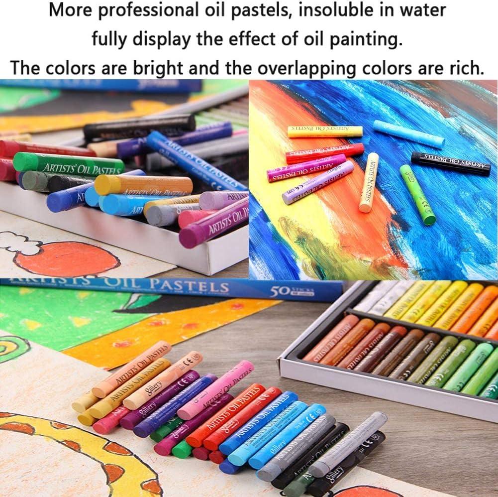 Oil Pastels for Kids Coloured 12 Crayons for Art School Soft