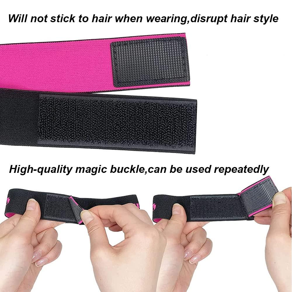 1pc Elastic Bands for Wig, Edge Wrap to Lay Edges, Lace Melting Bands, Wig Bands for Edges, Lace Frontal Melt, 23.6 inch x 1 inch, Size: 23.6 x 1