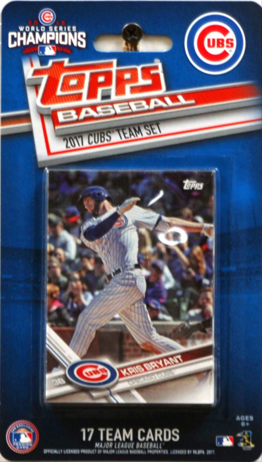 2020 Topps Baseball Chicago Cubs Team Collection 17 Card Set