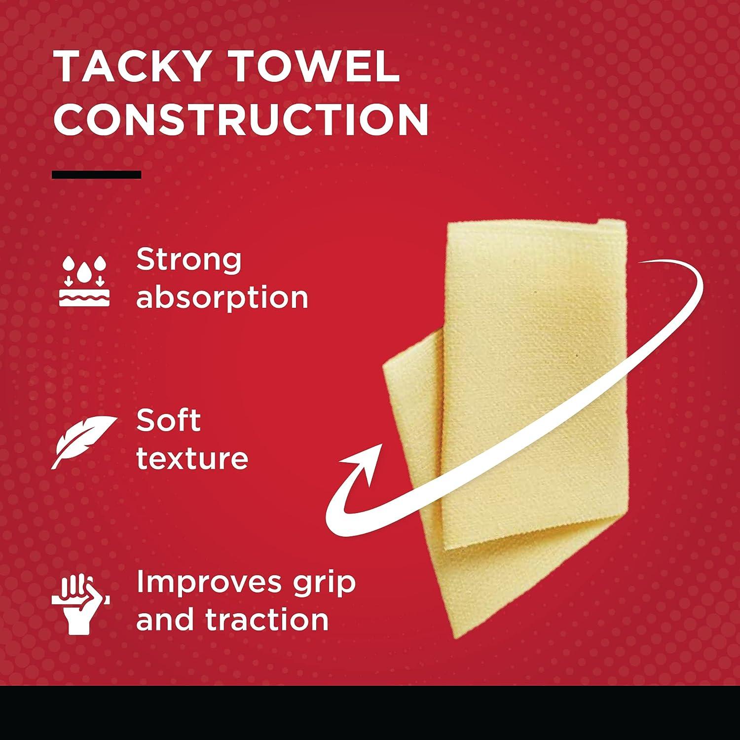 Tacky Towel for Tennis,Golf,Pickle Ball and Football,Tacky Cloth Grip  Enhancer for All Sports