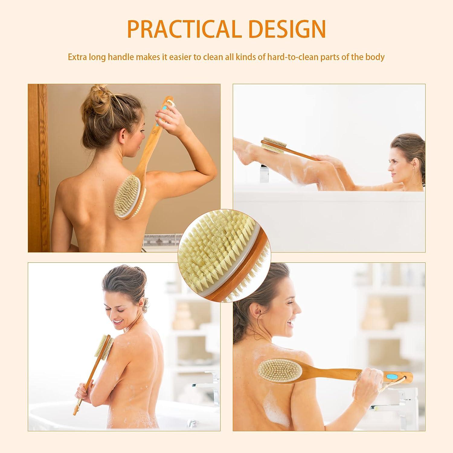 Shower Brush With Soap Dispenser  Bath brushes, Body brushing, Shower  brushes