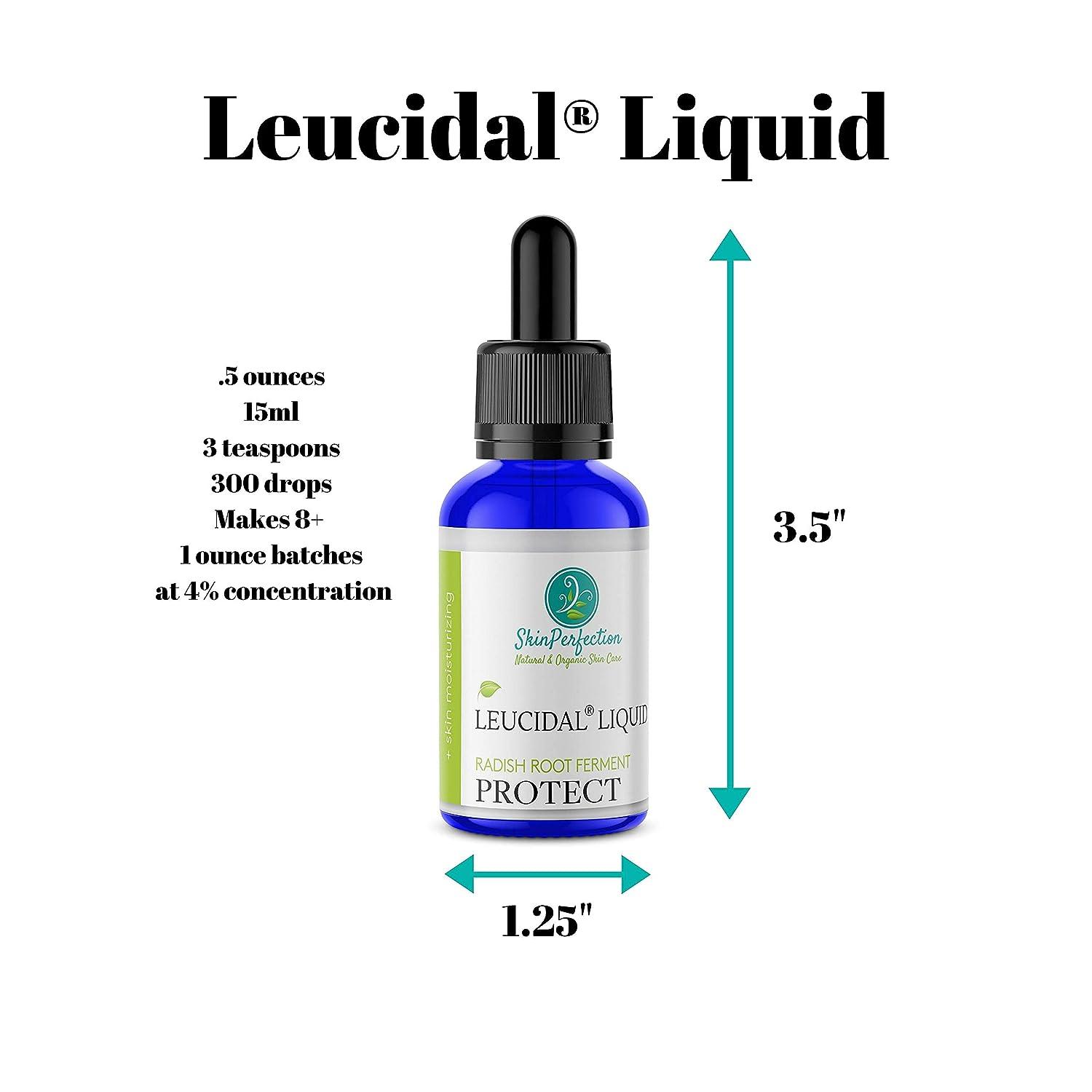 Skin Perfection Leucidal Complete Protection Synthetic Preservative  Alternative Radish Root Liquid + Coconut Peptide Bioferment Lactic Acid  Lotion